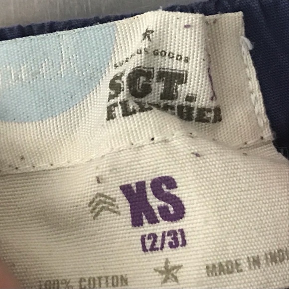 Sgt. Fletcher Blue Embroidered Skirt - Size XS EUC - Picture 4 of 4